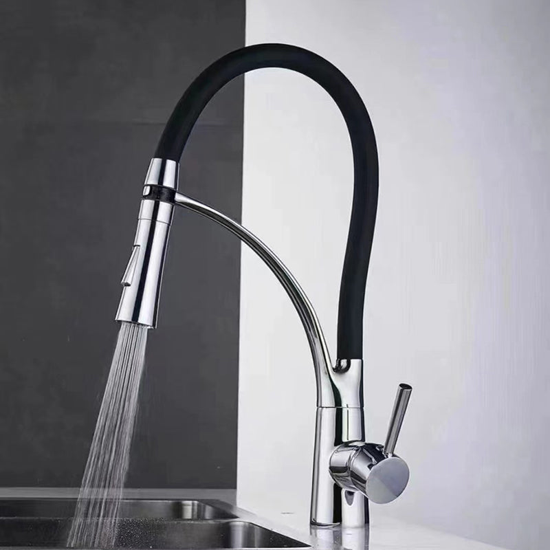 Moderne 1-Hand Waschbeckenarmaturen Kupfer Berührungslos mit Wasserspender Standard Küchenarmatur