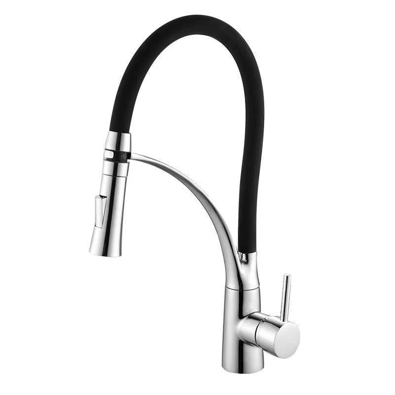 Moderne 1-Hand Waschbeckenarmaturen Kupfer Berührungslos mit Wasserspender Standard Küchenarmatur