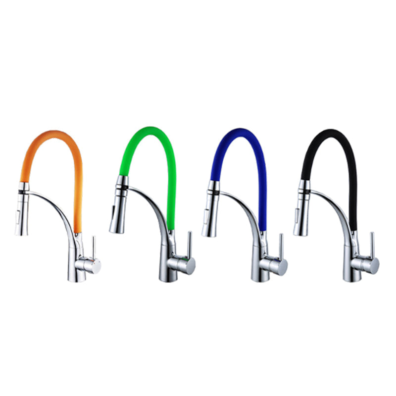 Moderne 1-Hand Waschbeckenarmaturen Kupfer Berührungslos mit Wasserspender Standard Küchenarmatur