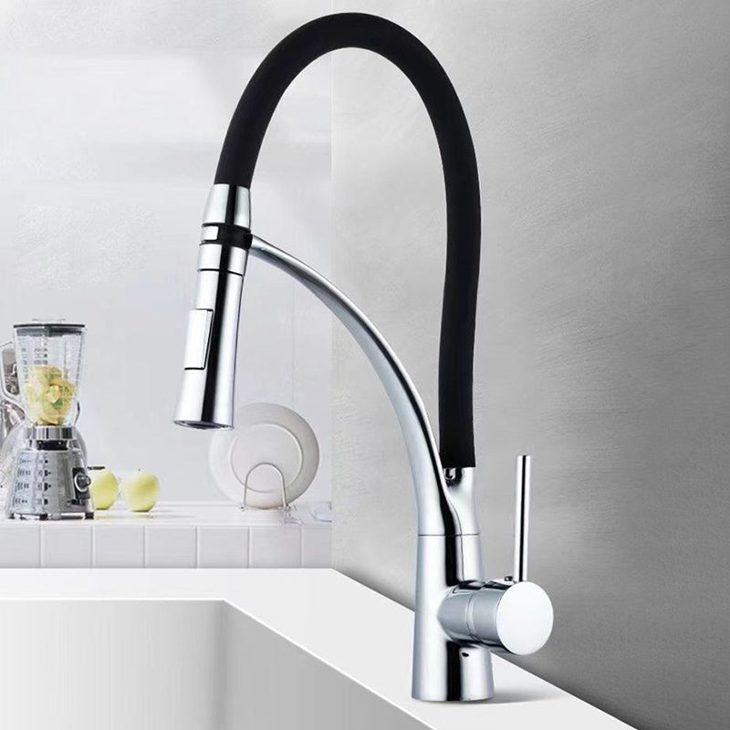 Moderne 1-Hand Waschbeckenarmaturen Kupfer Berührungslos mit Wasserspender Standard Küchenarmatur