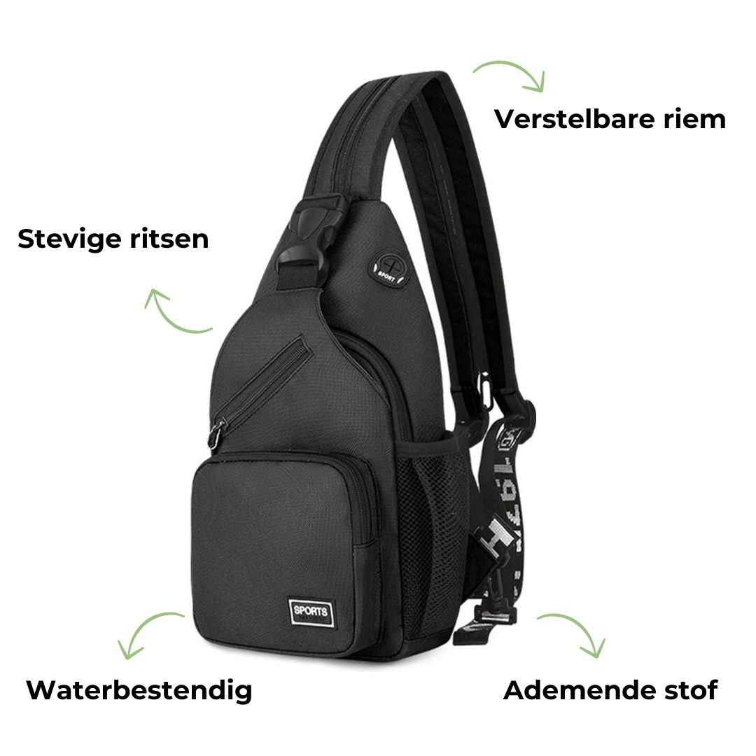 Brehn | Damen Umhängetasche - Canvas Outdoor Schultertasche mit mehreren Trageoptionen