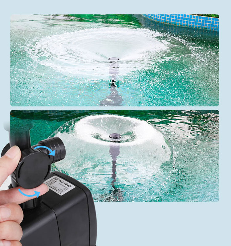 AquaStroom Springbrunnenpumpe – Einstellbare Wasserpumpe für Teiche und Gartendekoration | Brehn