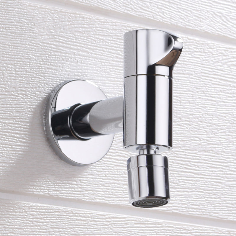 Moderner, wandmontierter Badezimmer-Armaturenknopfgriff aus massivem Messing, rund