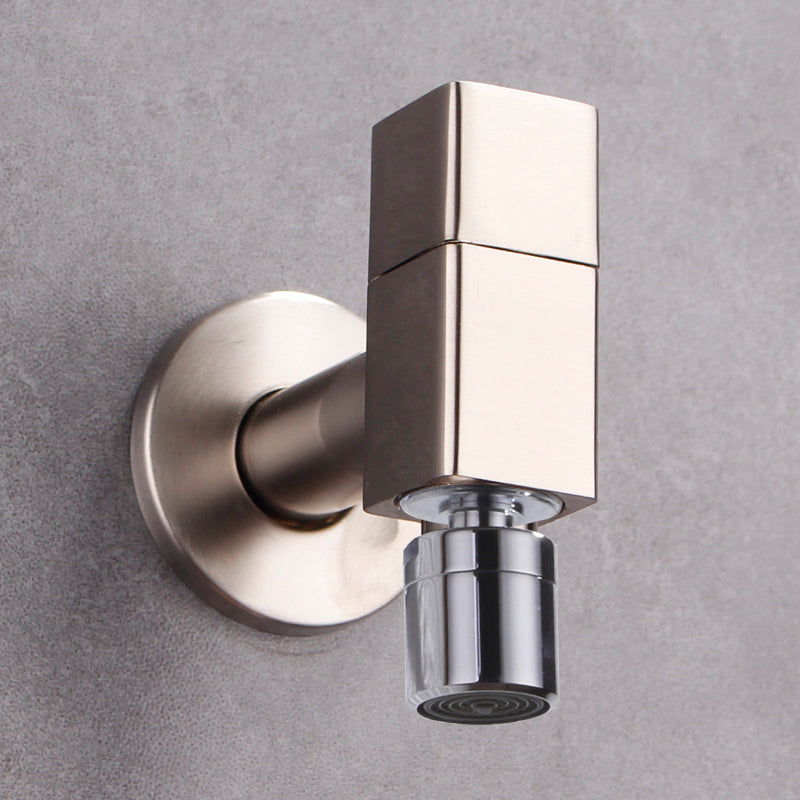 Moderner, wandmontierter Badezimmer-Armaturenknopfgriff aus massivem Messing, rund
