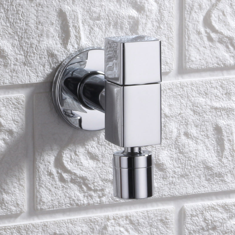 Moderner, wandmontierter Badezimmer-Armaturenknopfgriff aus massivem Messing, rund