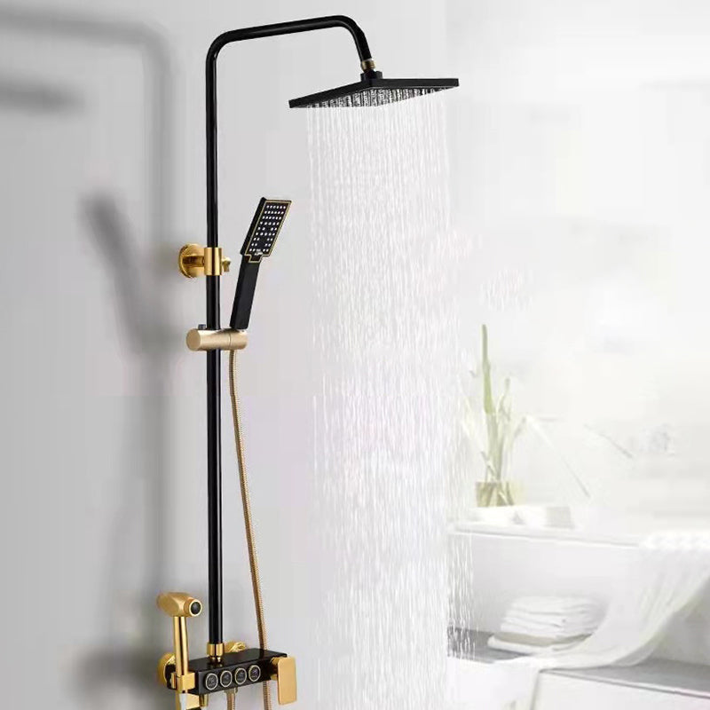 Modern verstellbarer Wasserfluss Duscharmaturen Duscharm Duschanlage an der Wand