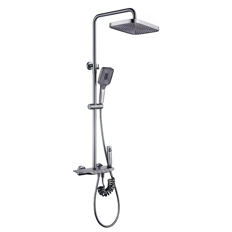 Modern verstellbarer Wasserfluss Duscharmaturen Duscharm Duschanlage an der Wand