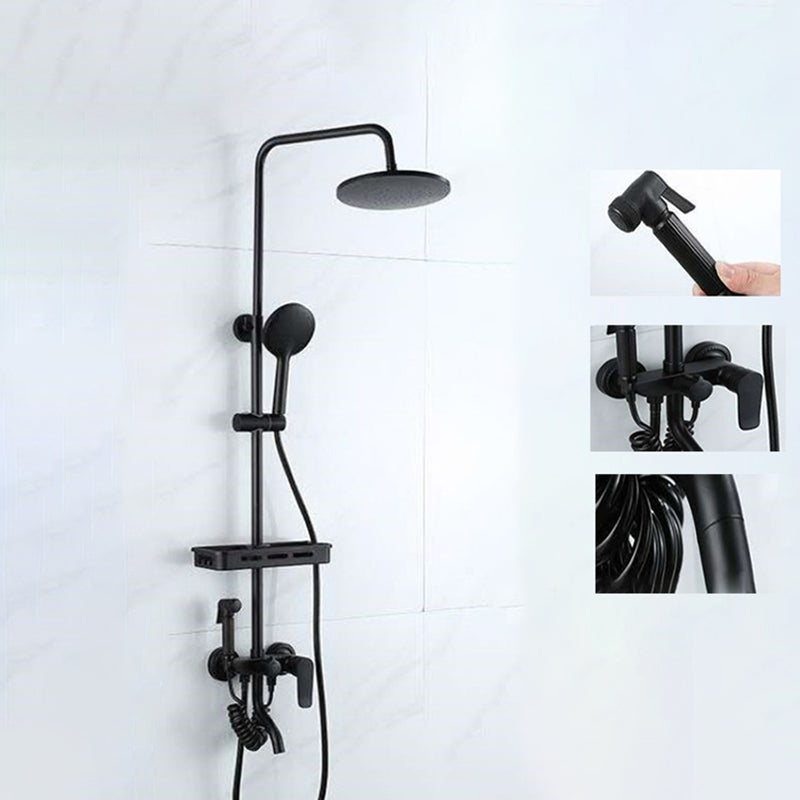 Modern verstellbarer Wasserfluss Duscharmaturen Duscharm Duschanlage an der Wand