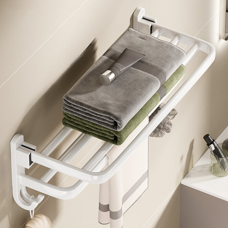 Modernes Badezimmerzubehör Set Handtuchstange Weiß Badregal Badezimmerzubehör Set