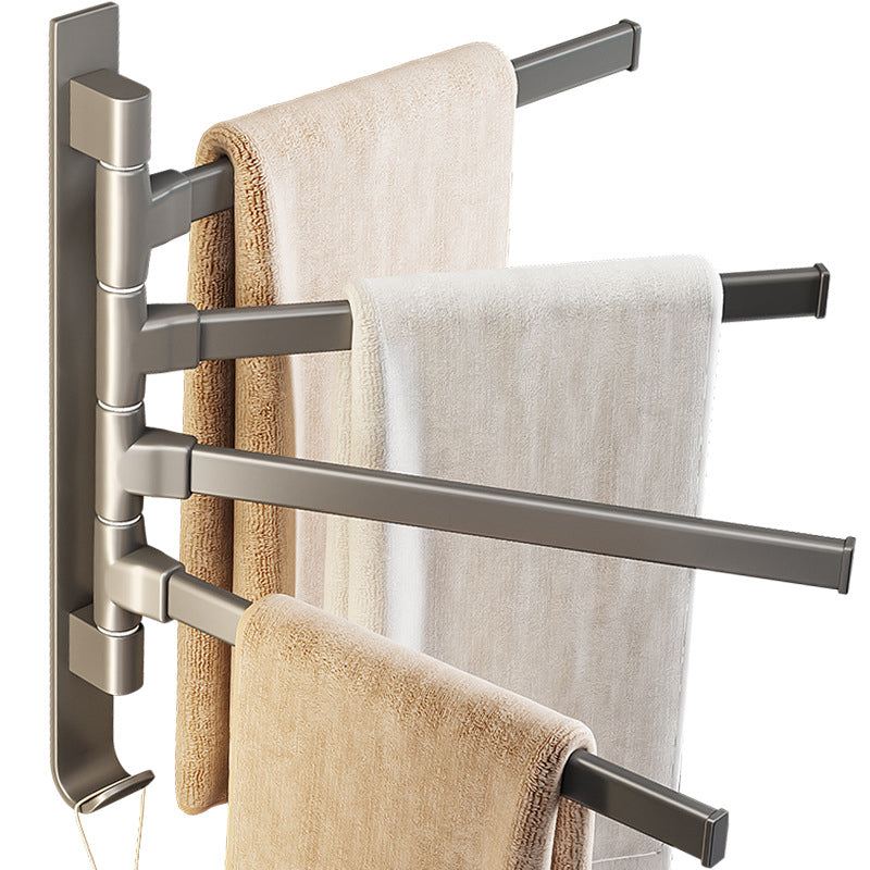Zeitgenössisches graues Badezimmerzubehör-Set Aluminium-Handtuchhalter