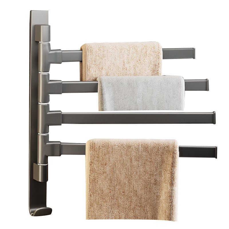 Zeitgenössisches graues Badezimmerzubehör-Set Aluminium-Handtuchhalter