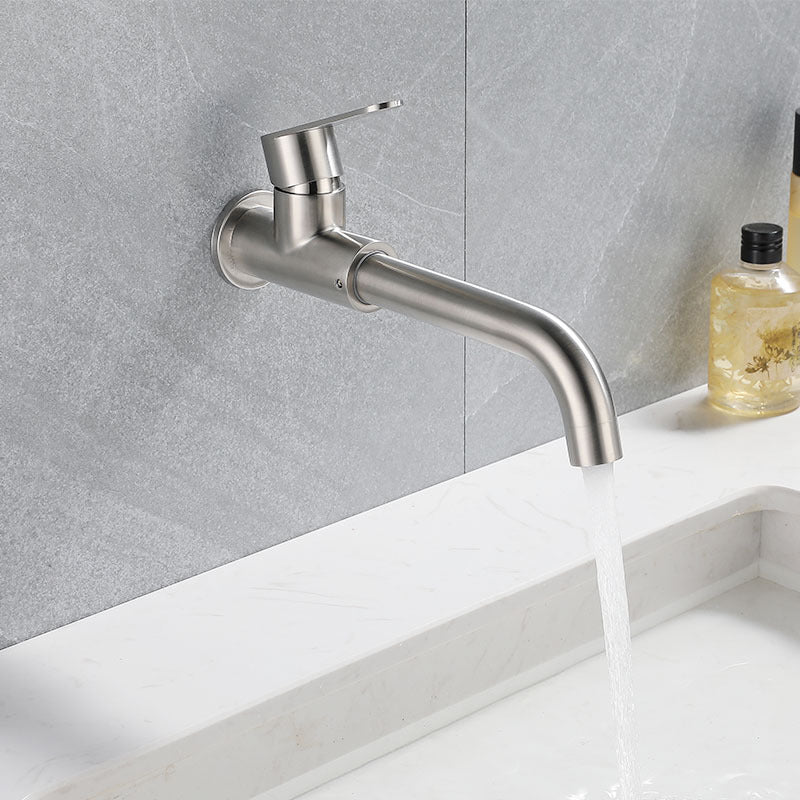 Moderner Stil Wandmontierter Einhebelmischbatterie Wasserhahn für das Badezimmer