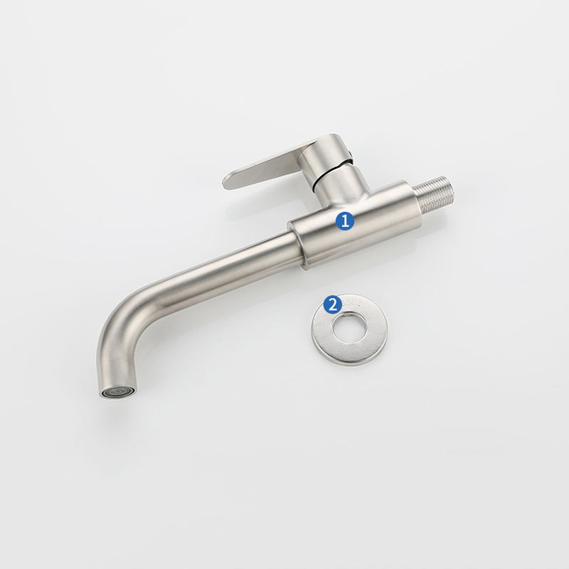 Moderner Stil Wandmontierter Einhebelmischbatterie Wasserhahn für das Badezimmer