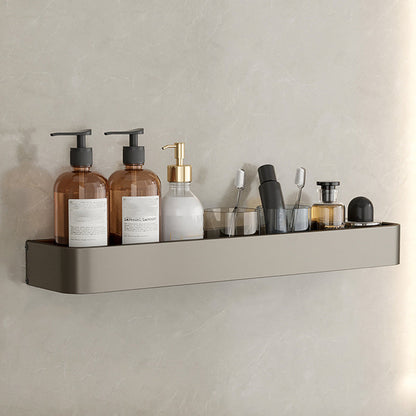 Zeitgenössisches Aluminium Badezimmer Zubehör Set Graue Badablage