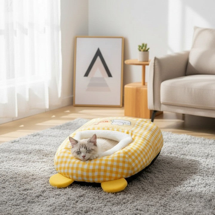Brehn | Snuggle Dreams Bequemes Katzenbett Haus