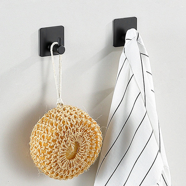 Modernes Badzubehör Set aus gebürstetem Edelstahl verchromt Handtuchstange/Ring & Bademantelhaken