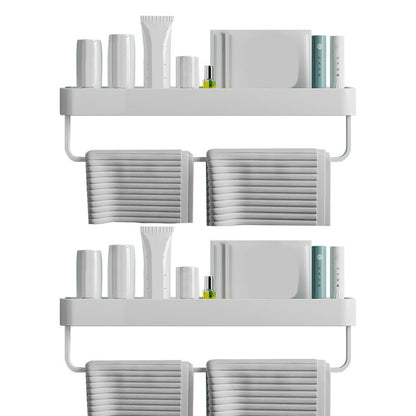 Zeitgenössisches Badezimmer Zubehör Hardware Set Aluminium Badezimmerregal
