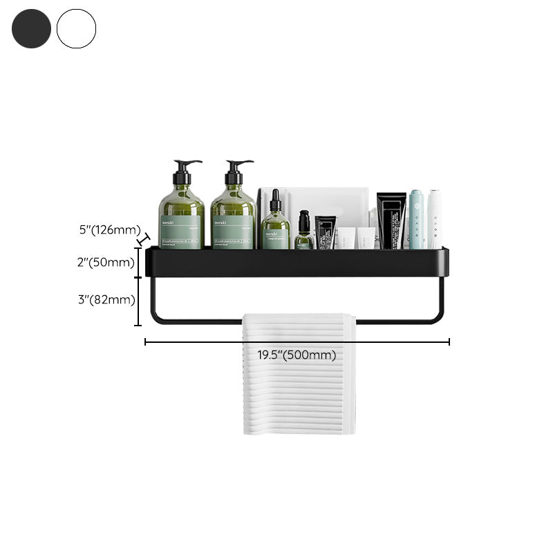 Zeitgenössisches Badezimmer Zubehör Hardware Set Aluminium Badezimmerregal