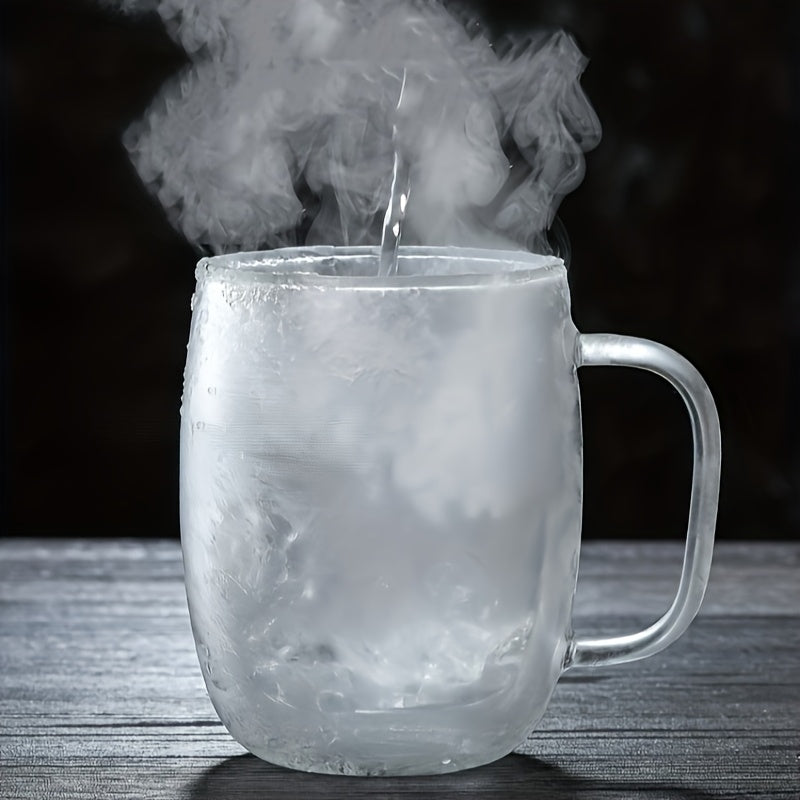 ThermoSip Doppelwandiger Glasbecher – Borosilikatglas, hitzebeständig und elegant
