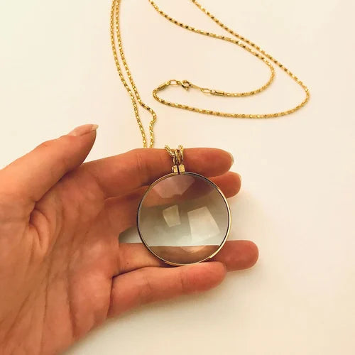 Magni-Kette - Lupe Halskette Geschenk