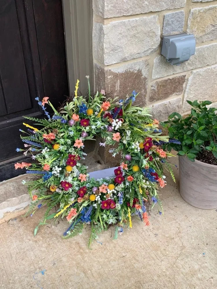 Brehn | Handgemachter Texas Wildblumenkranz