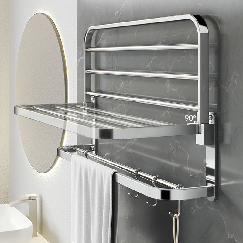 Polierter Chrom Moderner Badezimmer Zubehör Set aus Edelstahl mit Badregal/Handtuchhalter