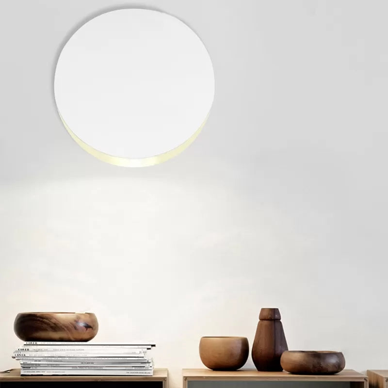 Brehn | Kreis Kinder Schlafzimmer Wandlicht Metall Modern Einfach Wandleuchte Licht für Wohnzimmer