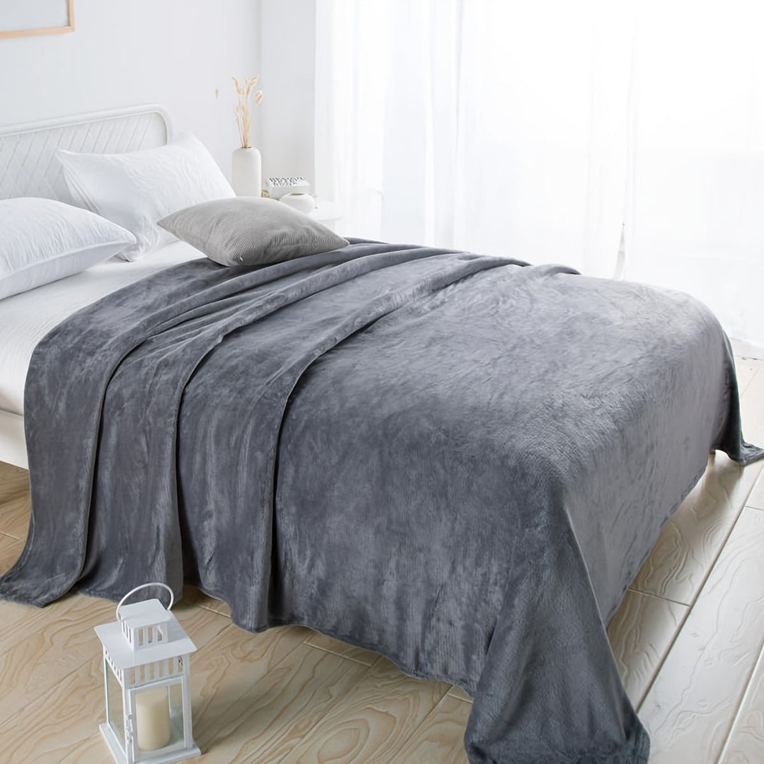 Luxuriöse Flanell-Decke für gemütliches Zuhause & Reisen