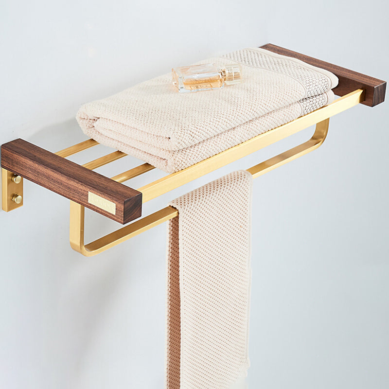 Modernes goldfarbenes Badezimmerzubehörset Badezimmerregal Papierhalter Badezimmerzubehörset