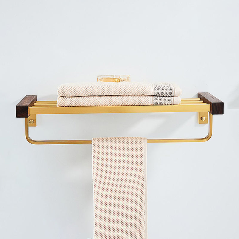 Modernes goldfarbenes Badezimmerzubehörset Badezimmerregal Papierhalter Badezimmerzubehörset