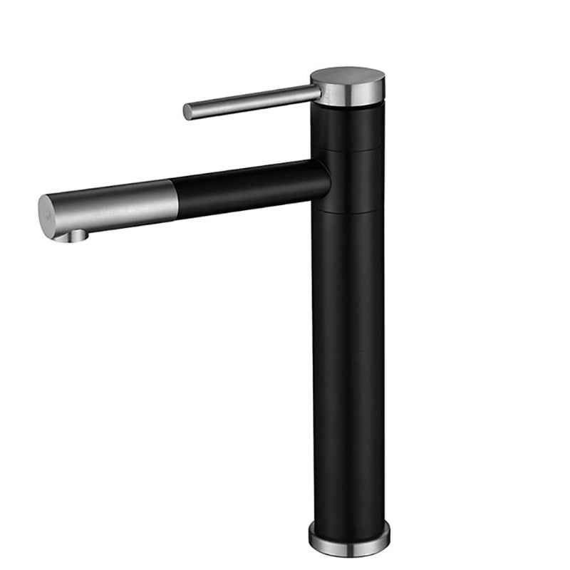Moderner Beckenarmatur Edelstahl Einhebel Niedriger Auslauf Pull-Down Beckenarmatur