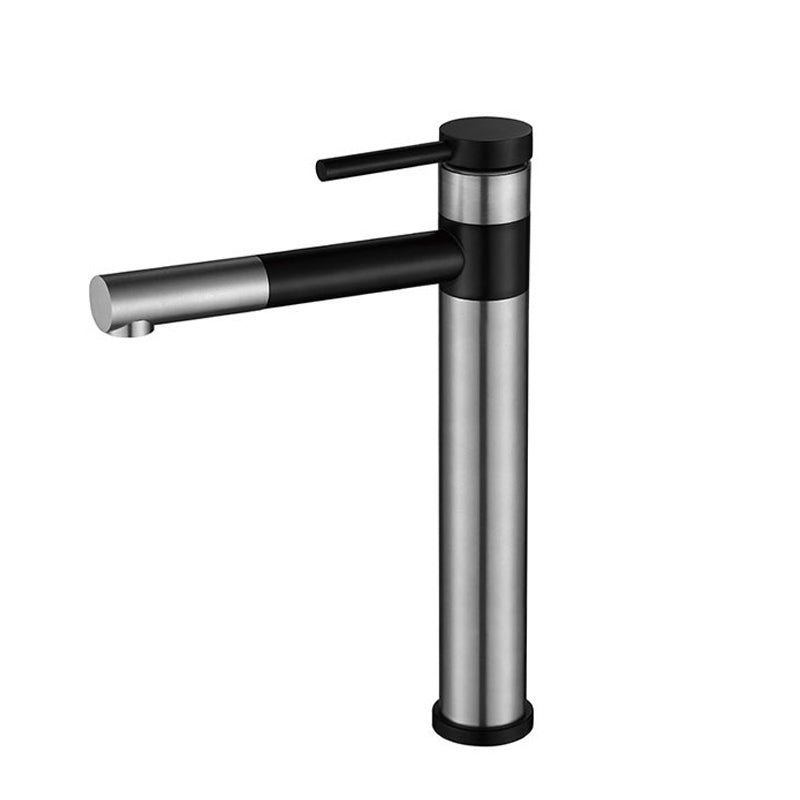 Moderner Beckenarmatur Edelstahl Einhebel Niedriger Auslauf Pull-Down Beckenarmatur