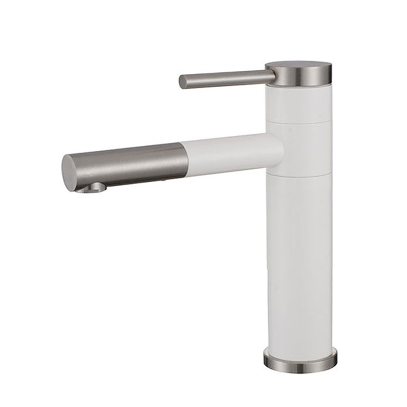 Moderner Beckenarmatur Edelstahl Einhebel Niedriger Auslauf Pull-Down Beckenarmatur