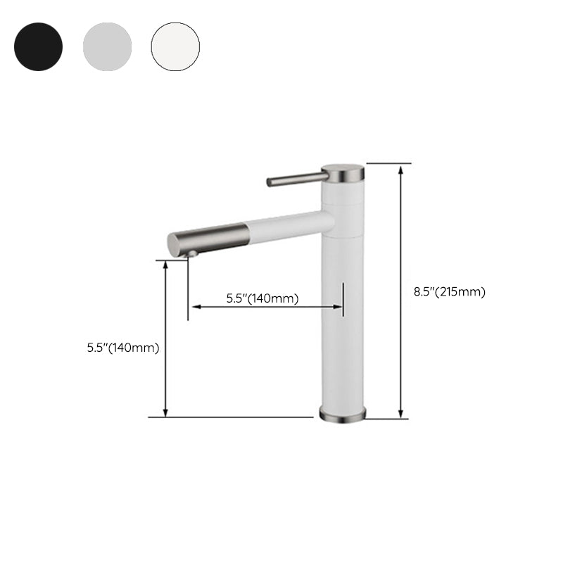 Moderner Beckenarmatur Edelstahl Einhebel Niedriger Auslauf Pull-Down Beckenarmatur