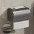 Zeitgemäßes Badezimmer Zubehör Set Graues Aluminium Badezimmer Zubehör Set