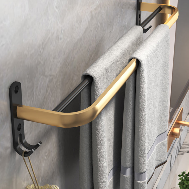 Schwarz & Messing Badezimmer Set Moderner Stil Badezimmeraccessoires Als Einzelstück Oder Im Set