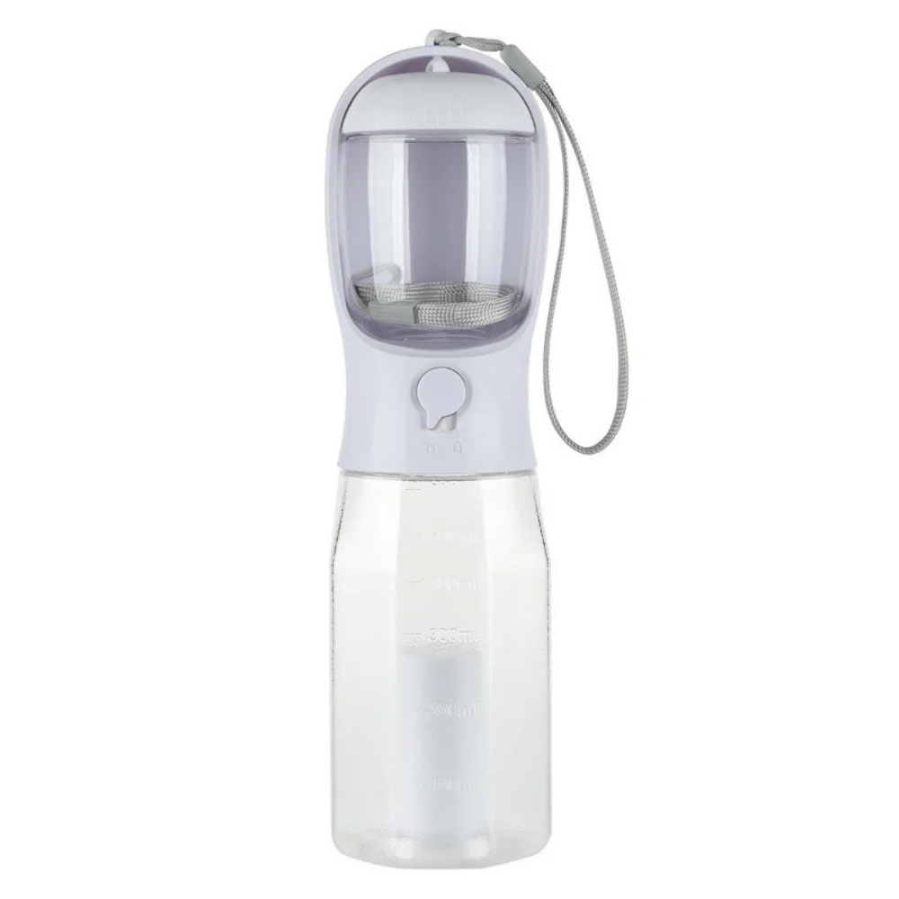 TrailBuddy™ – 3-in-1 Hunde-Trinkflasche mit Futterbox | Brehn