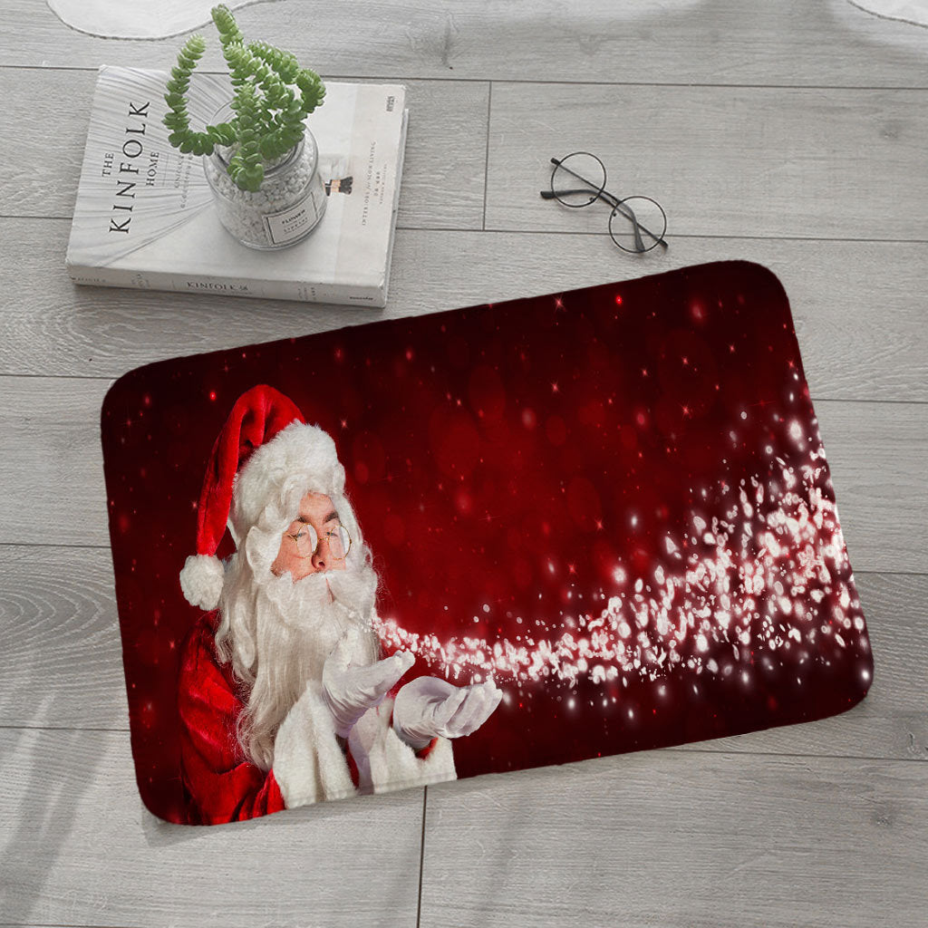 Brehn | Santa Claus Flanell Absorbierende Fußmatte
