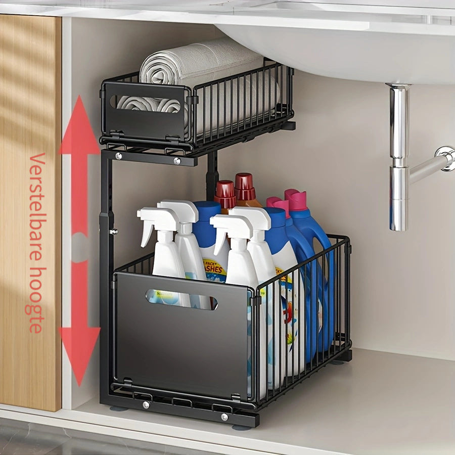 Ausziehbarer Unter-Schrank Organizer 2 Etagen | Brehn