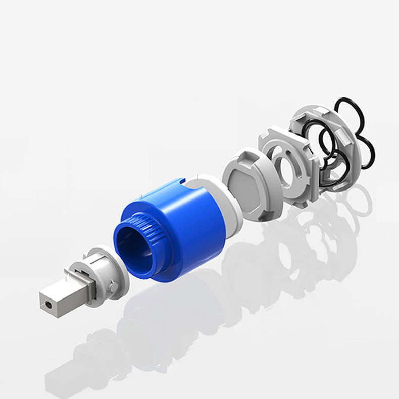 Luxus 1-Hand Waschbecken Badezimmer Wasserhahn Runder Messing Waschbecken Wasserhahn mit Wasser schlauch