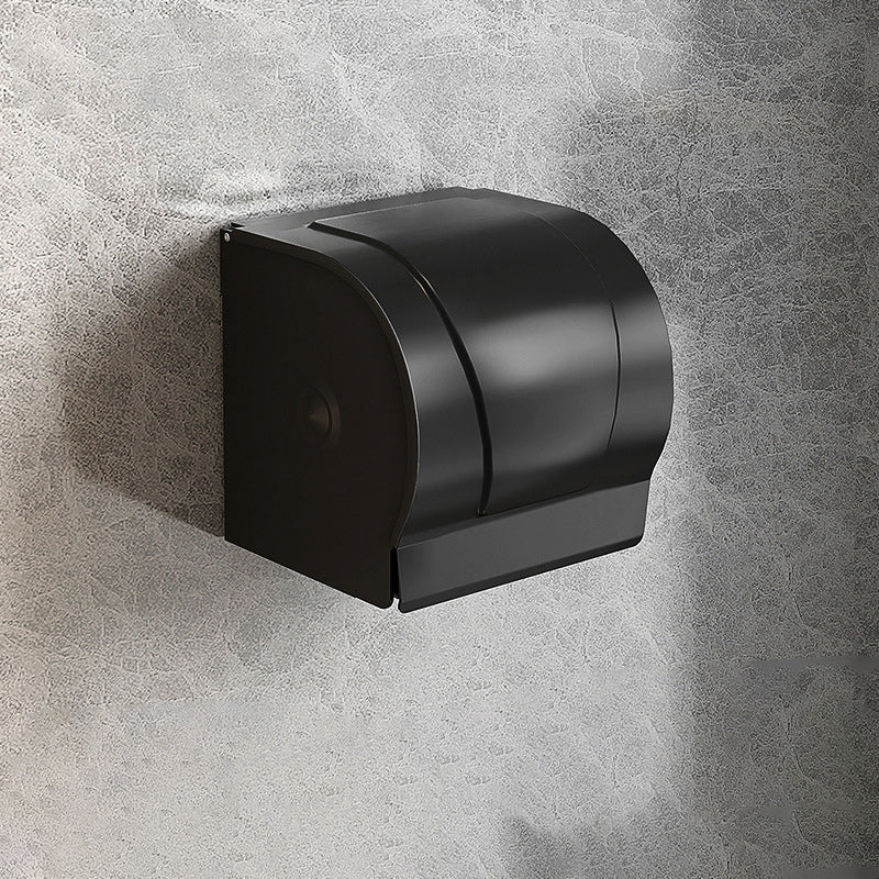 Modern Matt Schwarz Badezimmer Zubehör Set mit Badregal/Handtuchhaken/Handtuchstange
