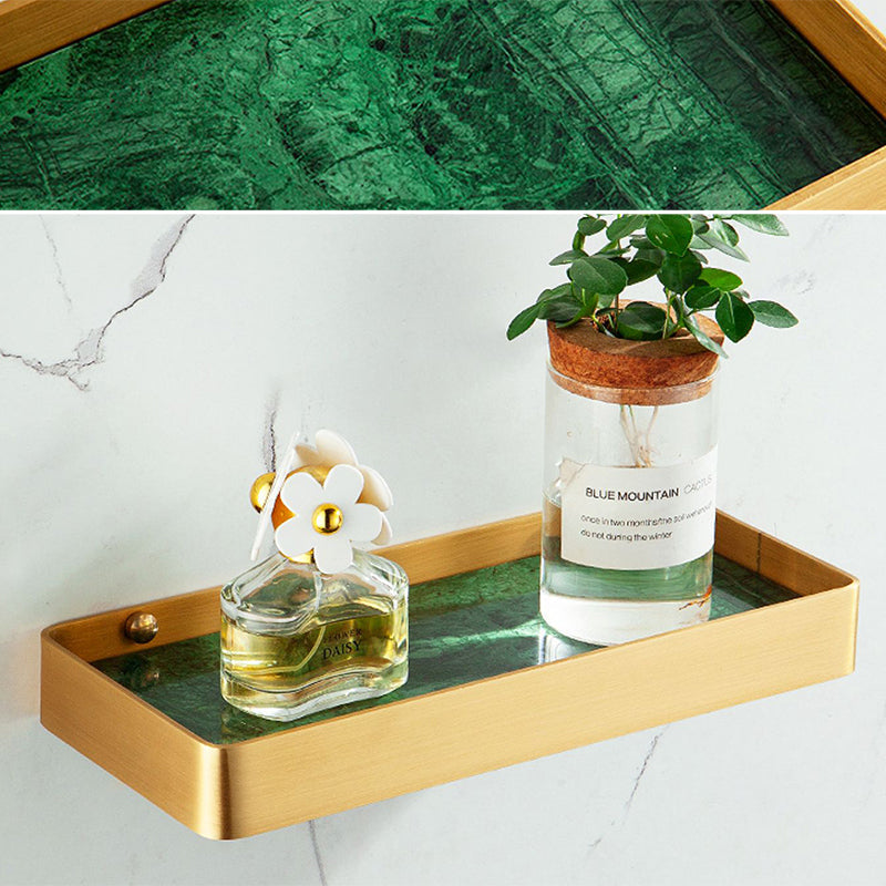 Golden Bath Hardware Set Messing & Marmor Badezimmer Zubehör Set