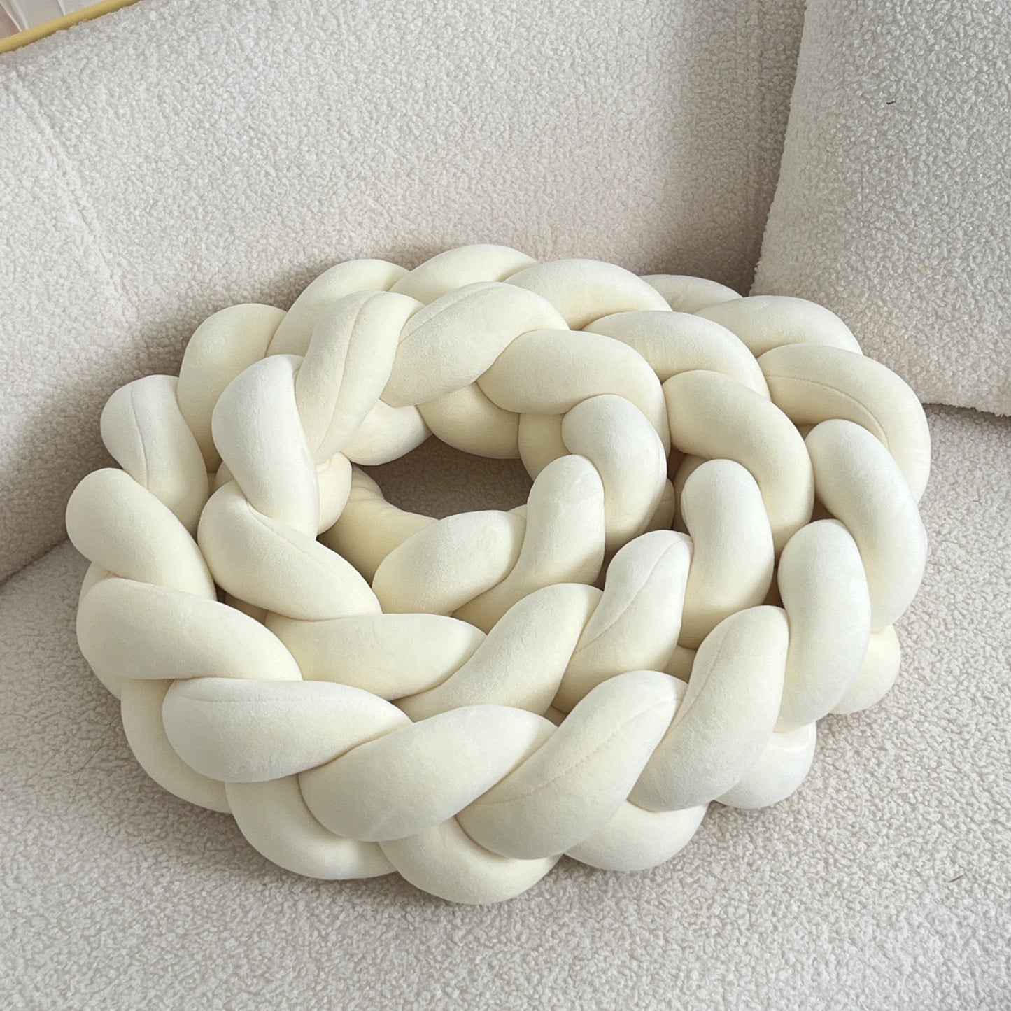 Brehn | WaveCushion - Moderner Waschbarer Bodenkissen mit Geometrie
