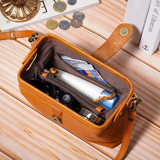 Brehn | Echtes Leder Retro Handmade Tasche