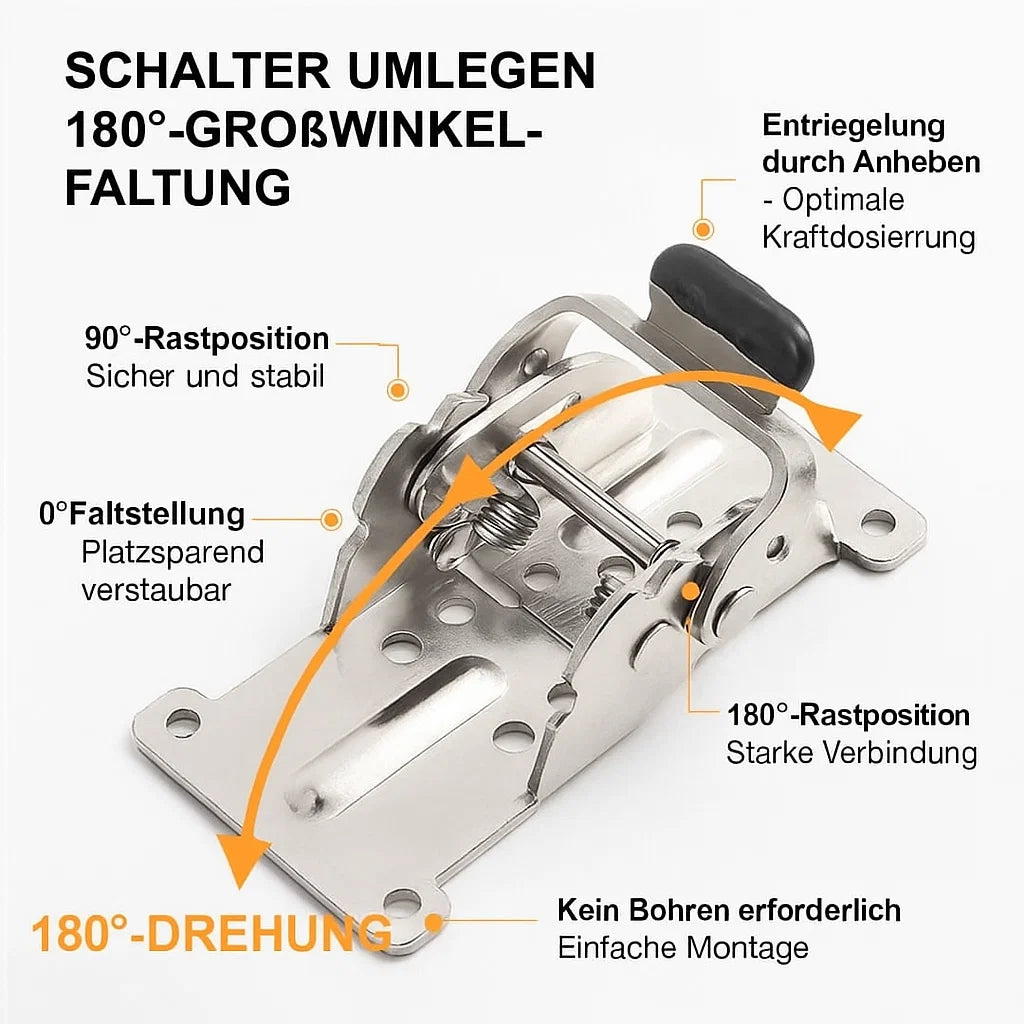 KlappFix Pro — Mehr Raum und Sicherheit in Sekundenschnelle meistern! | Brehn