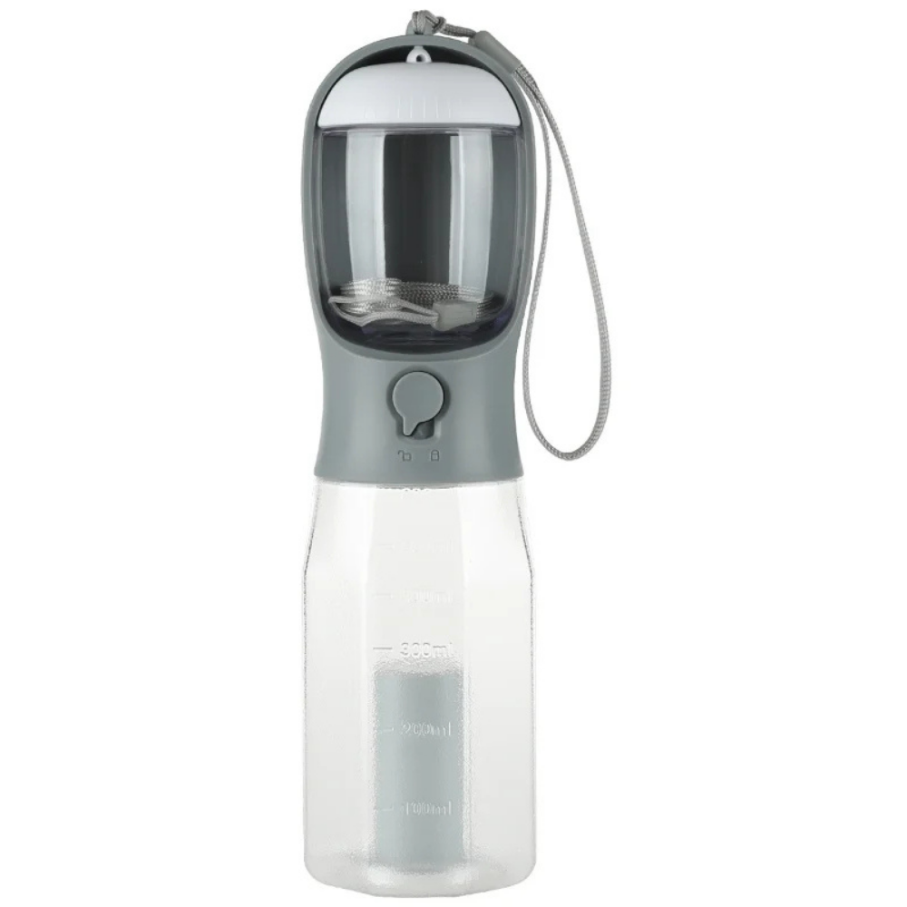 TrailBuddy™ – 3-in-1 Hunde-Trinkflasche mit Futterbox | Brehn