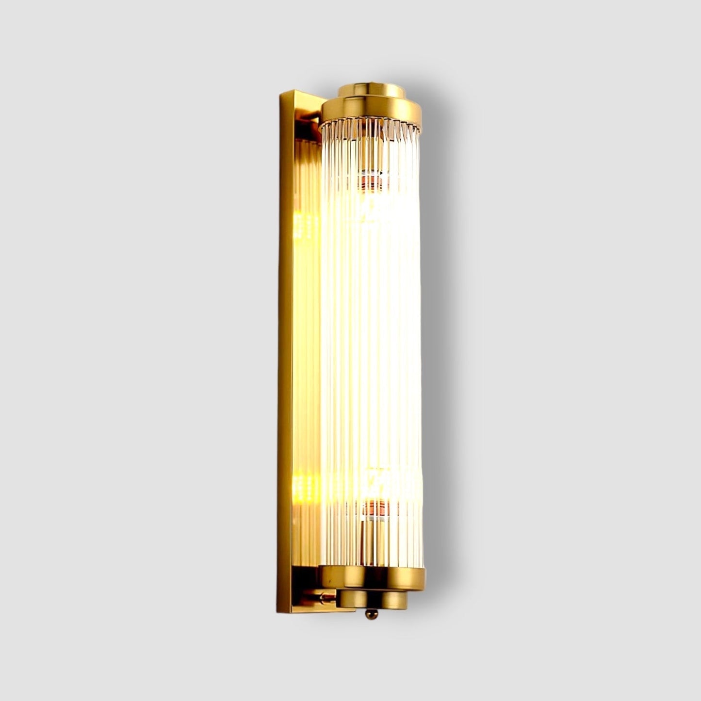 Brehn | Vintage Glas Wandlampe mit LED im Retro-Stil