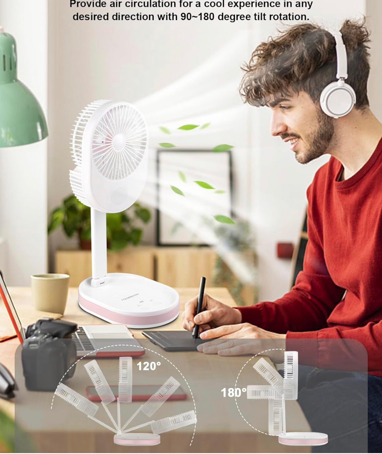 MULTIFUNKTIONALER FALTVENTILATOR MIT LICHT | Brehn