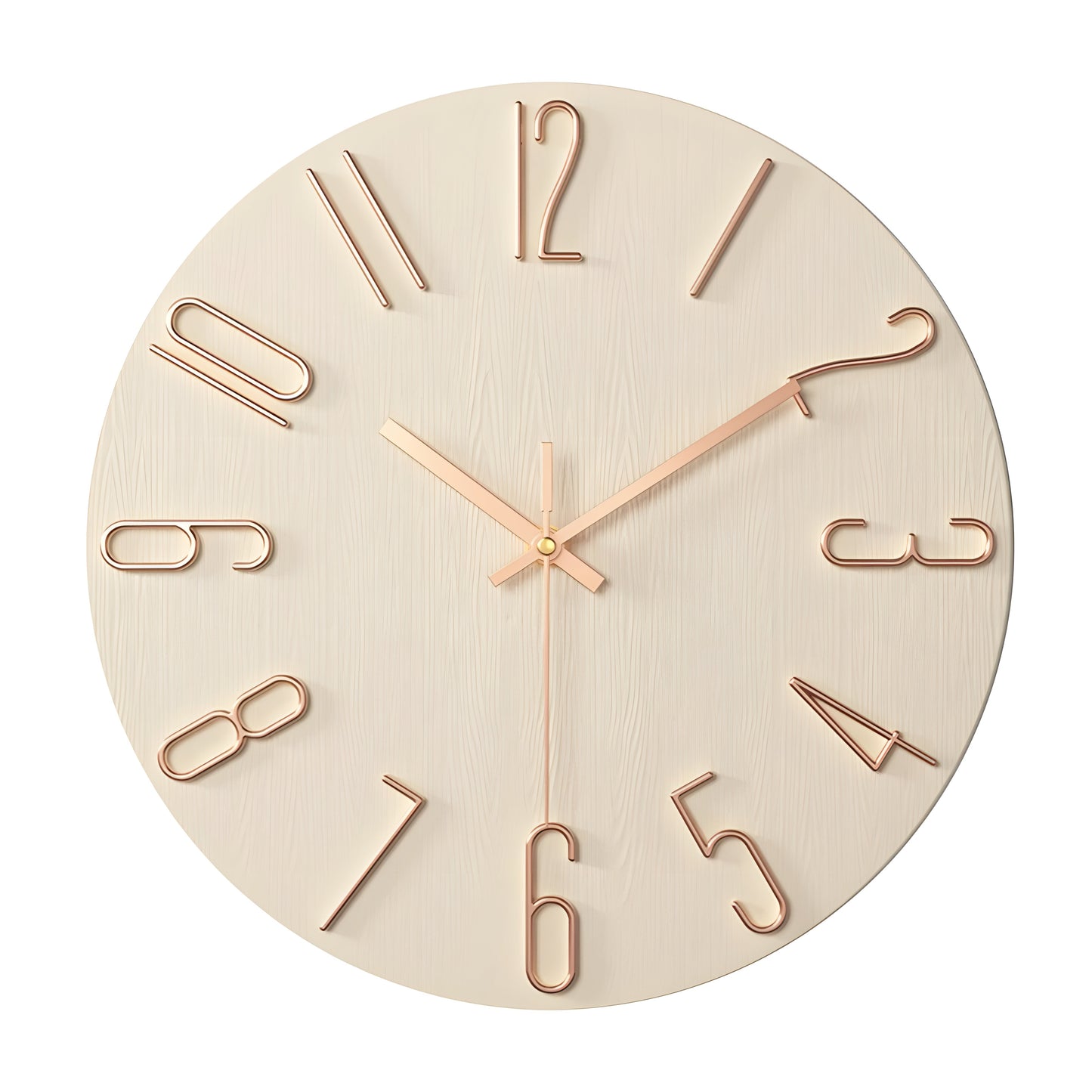 Einfaches Quarz-Design-Wanduhr - Still moderner Stil | Brehn