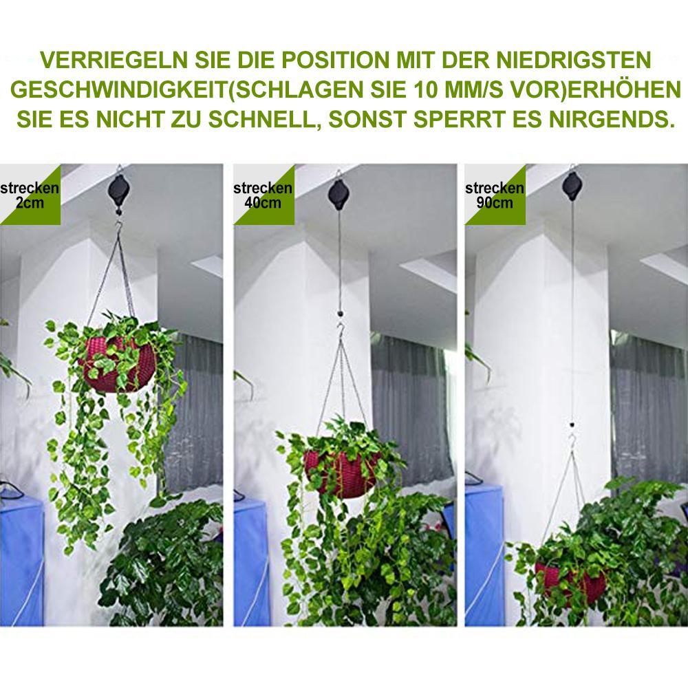 Einziehbarer Haken, Pflanze Seilzug für Garten Töpfe und Vogel-Feeder | Brehn